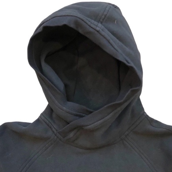 LULULEMON ATHLETICA Fleece Please Pullover Hooded Sweatshirt Black size 4 - Picture 5 of 16